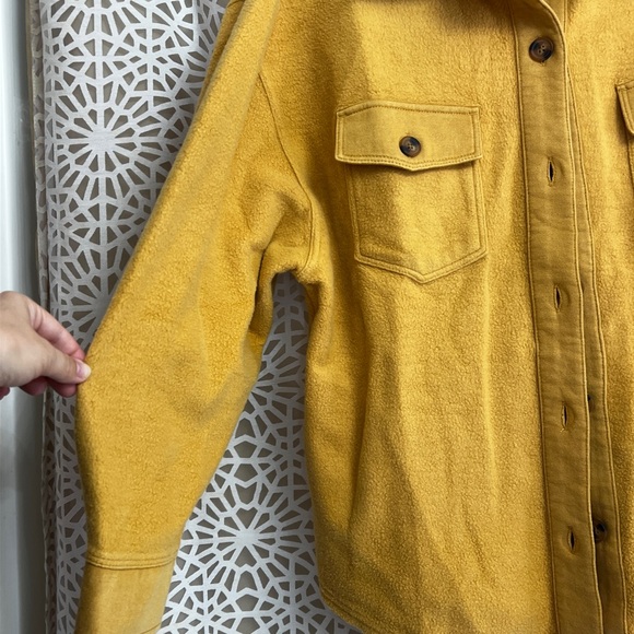 NWT Billabong Mustard Yellow Anytime Shacket - Picture 5 of 8